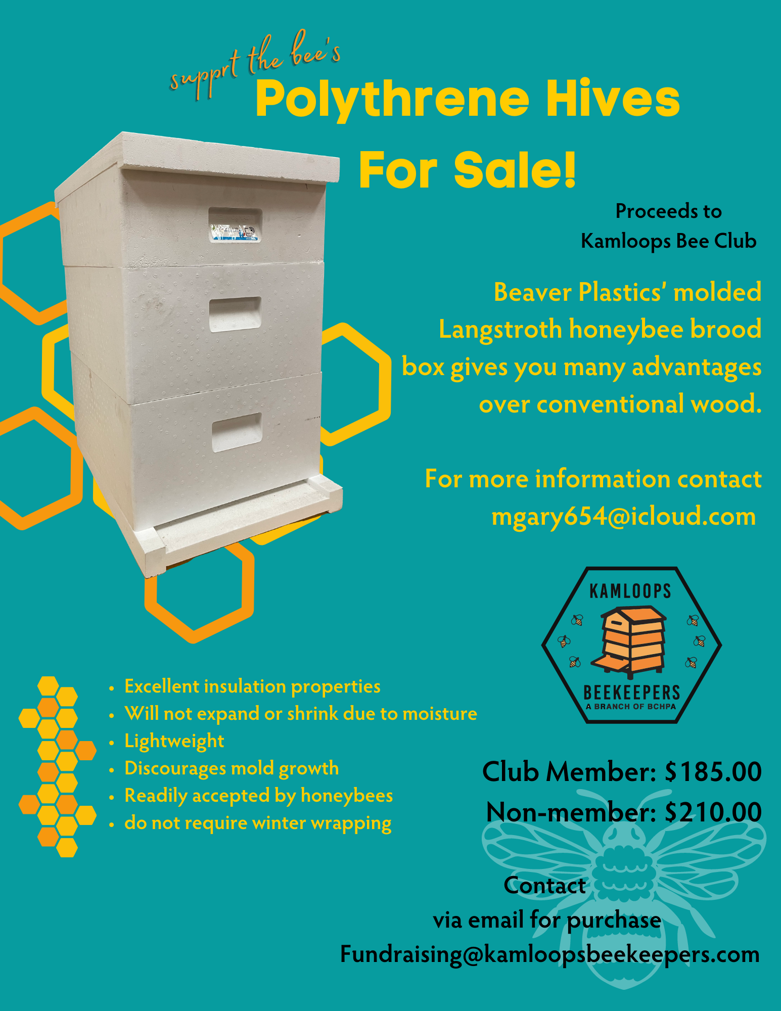 Poly hives for sale Kamloops Beekeepers
