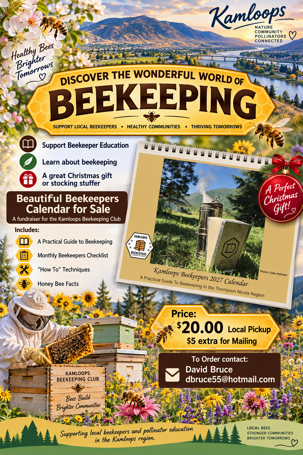 Buy the 2027 Kamloops Beekeeping Calendar